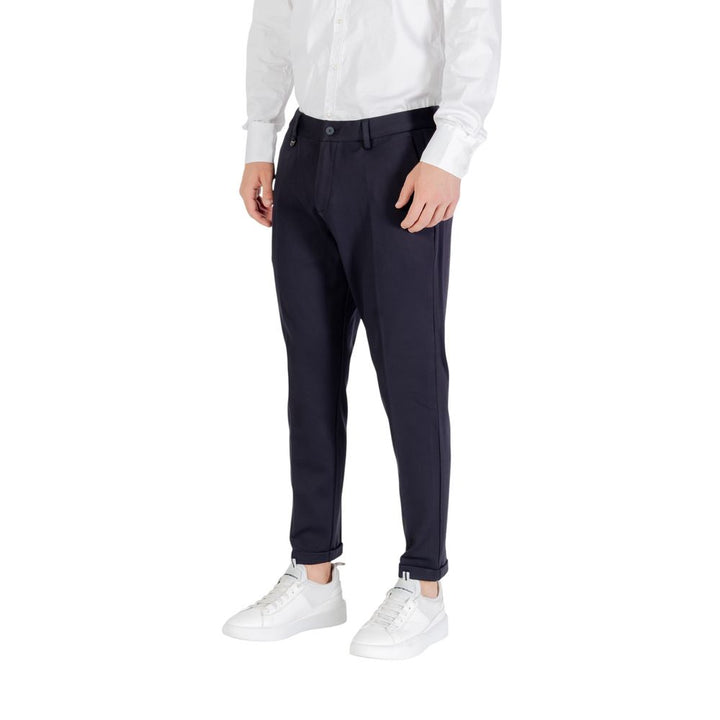 Men’s Antony Morato Blue Viscose Dress Pants