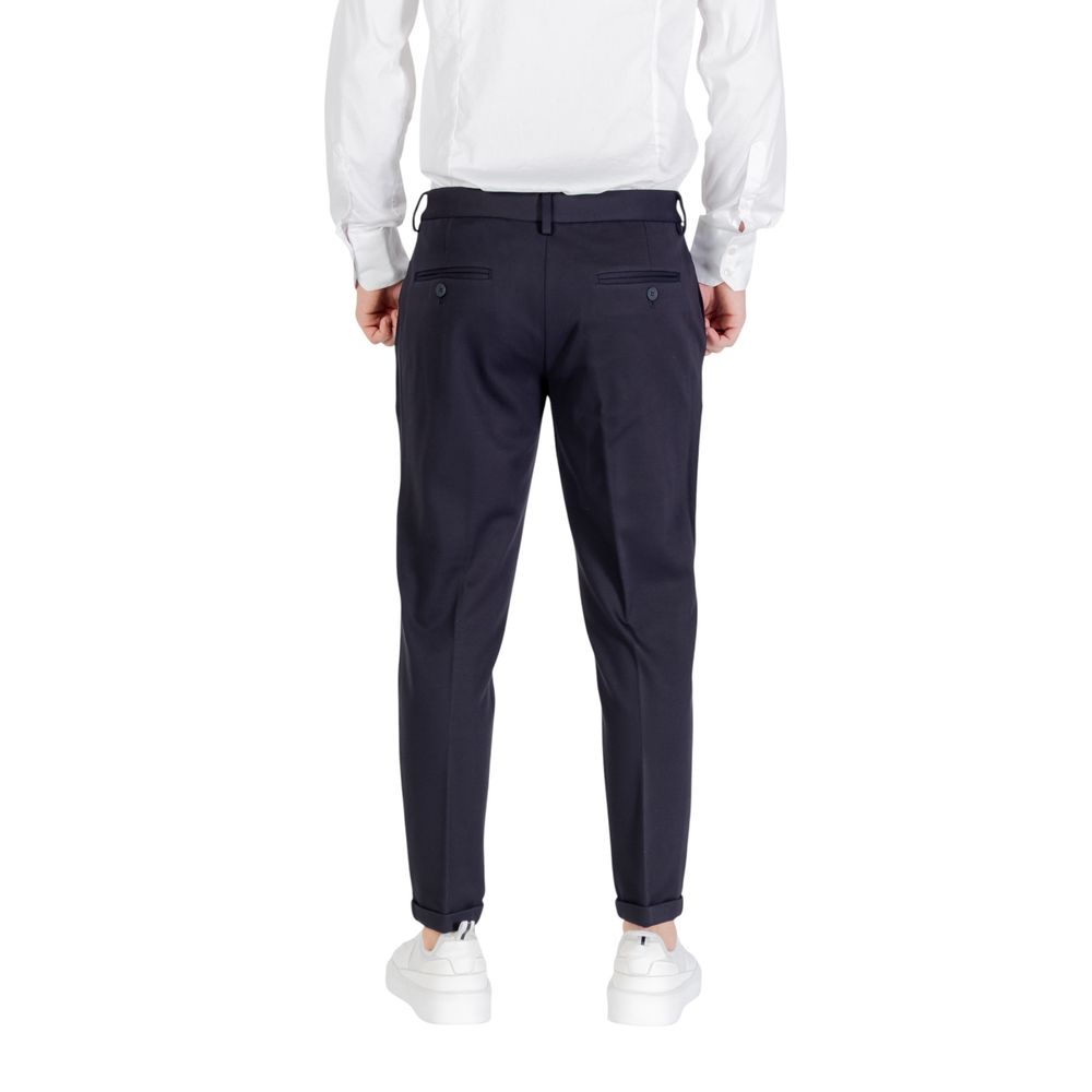 Men’s Antony Morato Blue Viscose Dress Pants