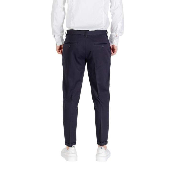Men’s Antony Morato Blue Viscose Dress Pants