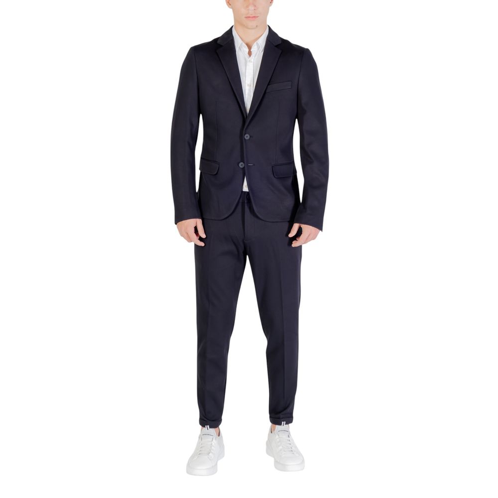 Men’s Antony Morato Blue Viscose Dress Pants