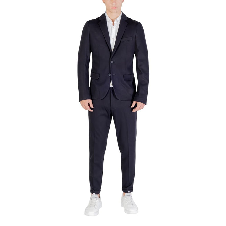 Men’s Antony Morato Blue Viscose Dress Pants