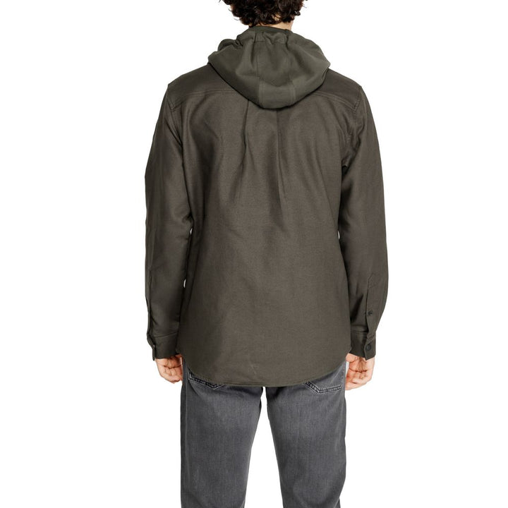 Men’s Antony Morato Green Cotton Shell Jacket