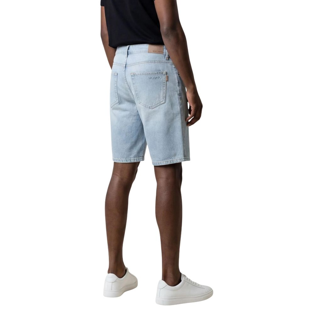 Men’s Antony Morato Light Blue Cotton Bermuda Shorts