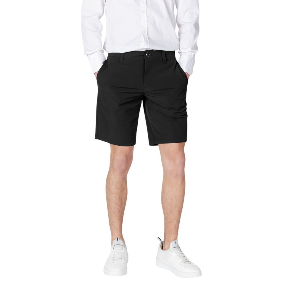 Men’s Armani Exchange Black Polyamide Bermuda Shorts