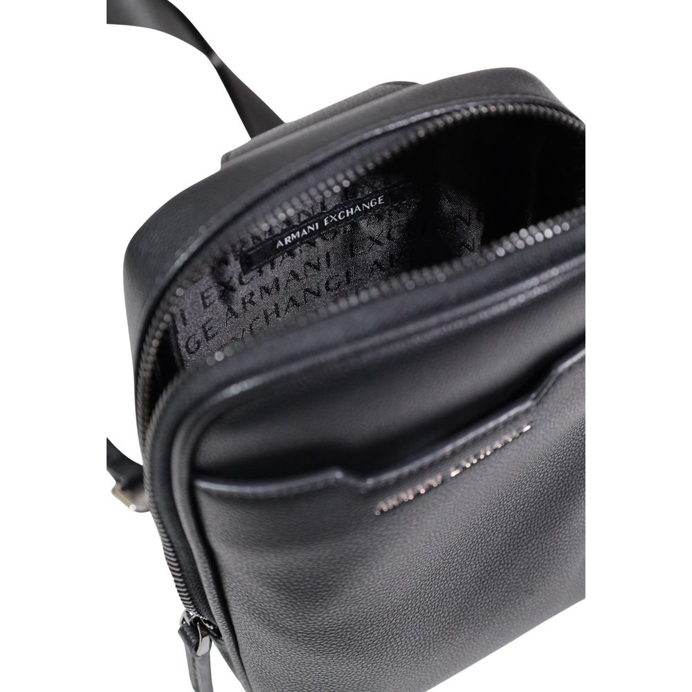 Men’s Armani Exchange Black Polyester Backpack