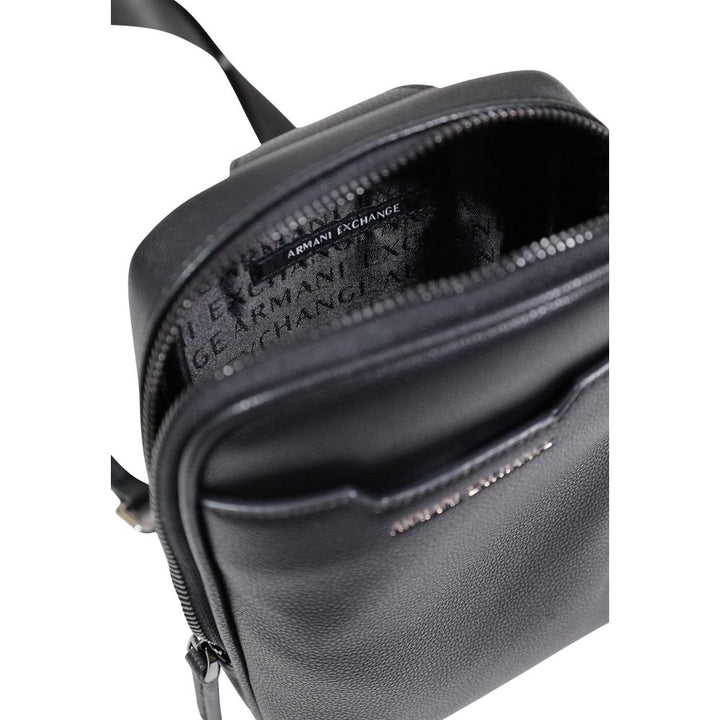 Men’s Armani Exchange Black Polyester Backpack