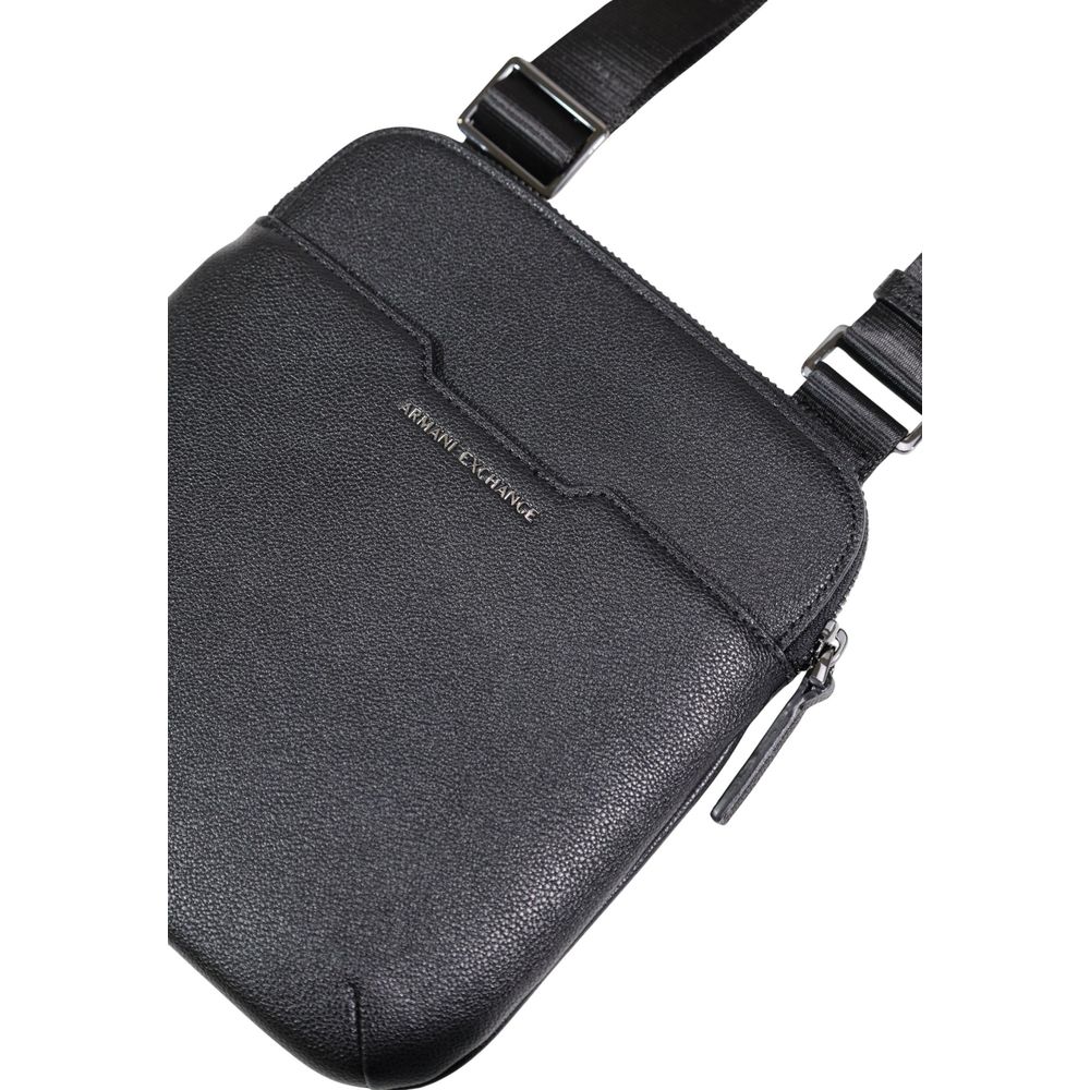 Men’s Armani Exchange Black Polyester Messenger Bag