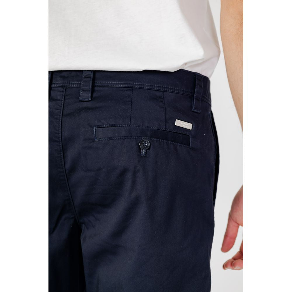 Men’s Armani Exchange Blue Cotton Bermuda Shorts