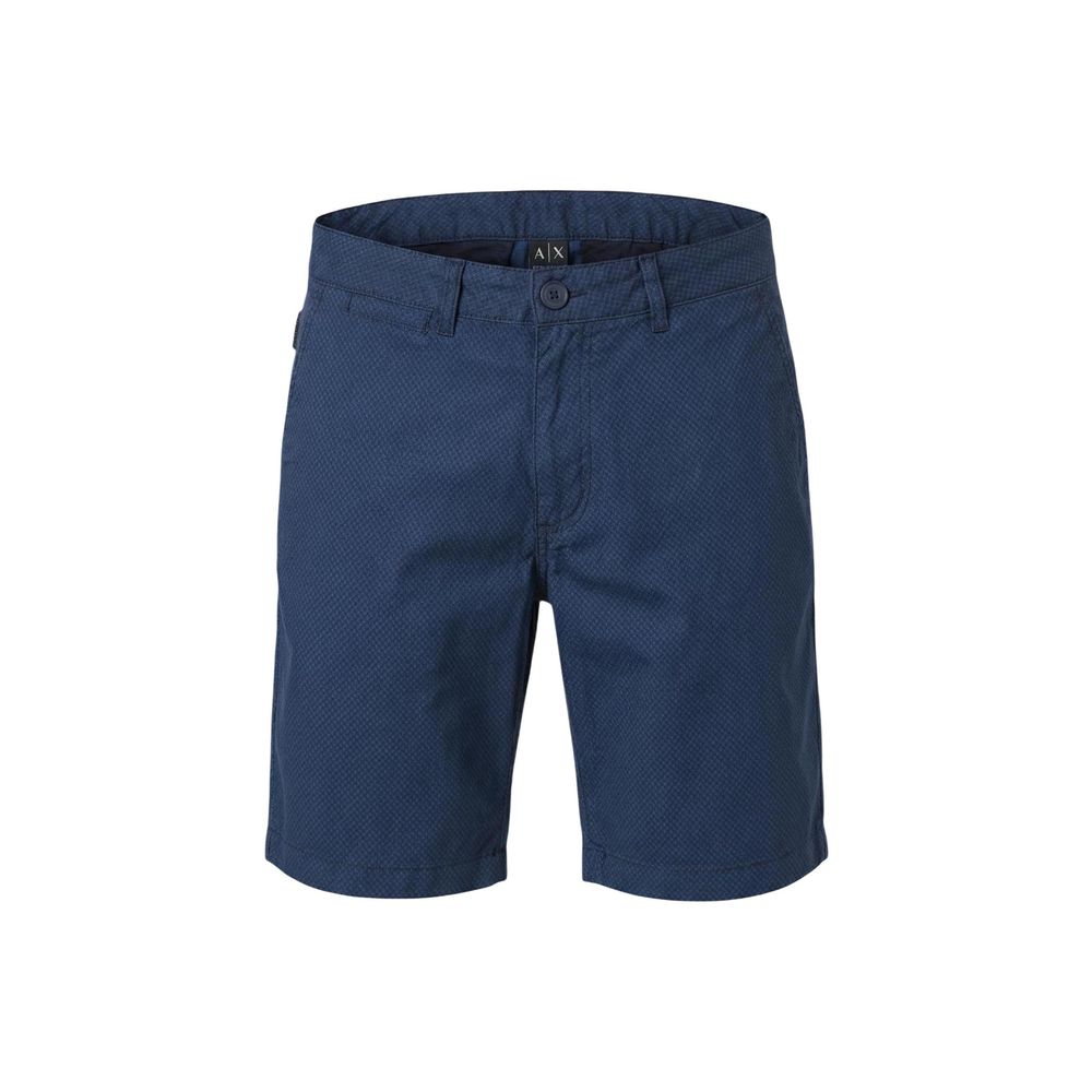 Men’s Armani Exchange Blue Cotton Shorts