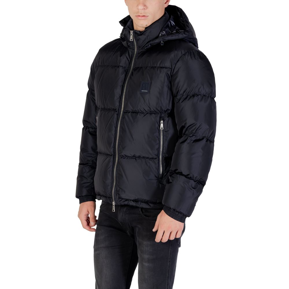 Men’s Armani Exchange Blue Polyamide Coat