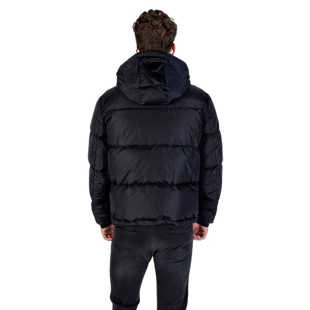 Men’s Armani Exchange Blue Polyamide Coat