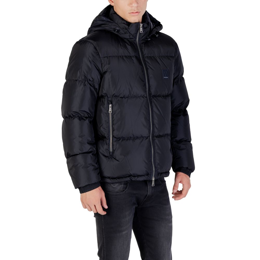Men’s Armani Exchange Blue Polyamide Coat