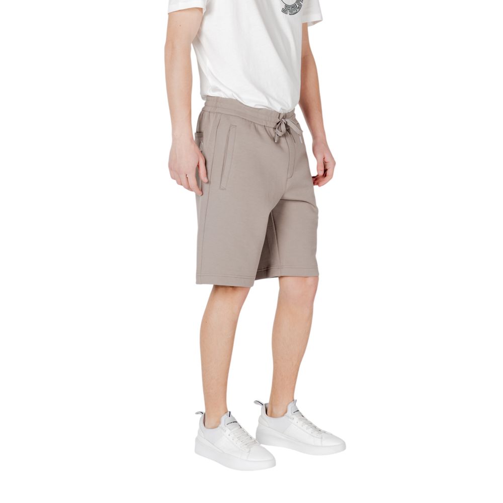 Men’s Armani Exchange Brown Cotton Bermuda Shorts