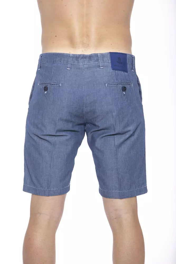 Men’s Armata Di Mare Blue Cotton Shorts