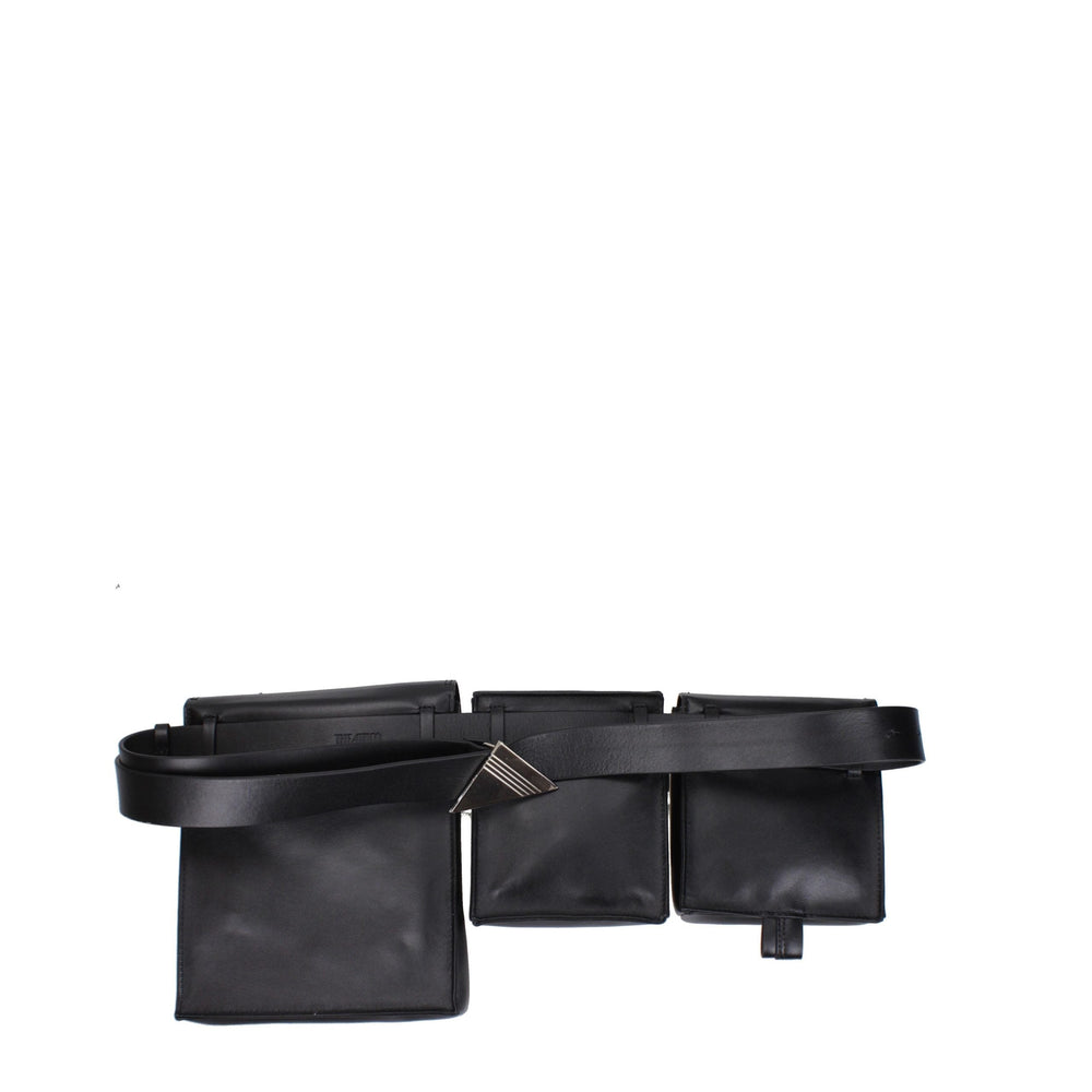 Men’s the Attico Black Leather Backpack