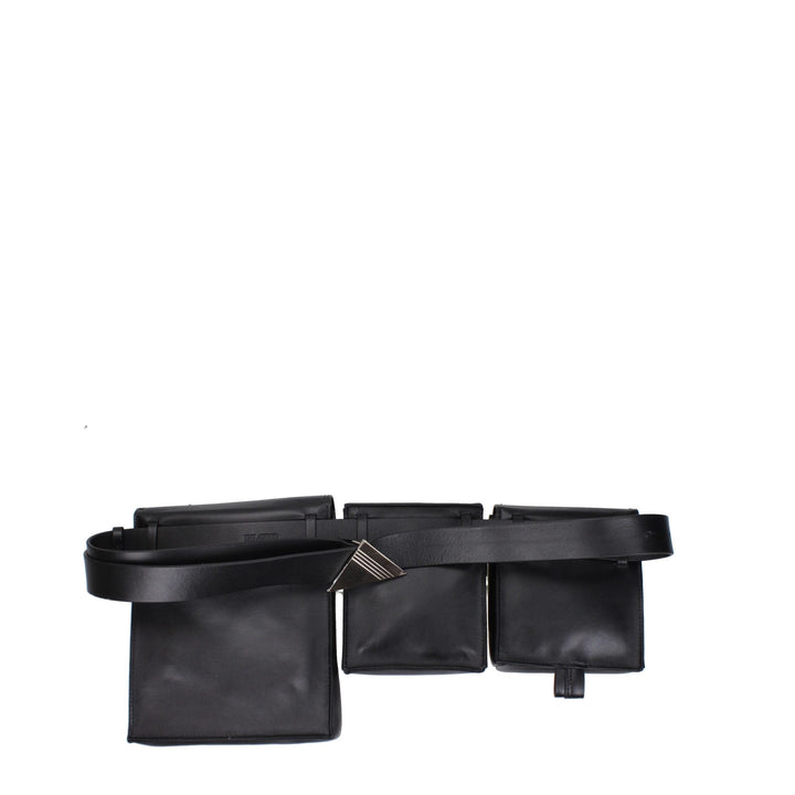 Men’s the Attico Black Leather Backpack