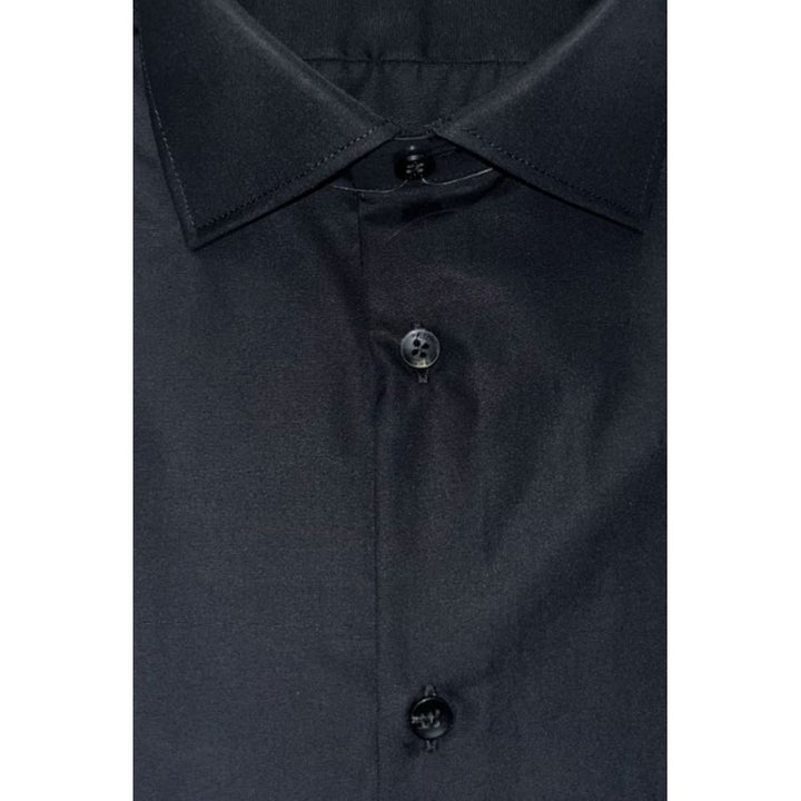 Men’s Baldinini Trend Black Cotton Men Shirt