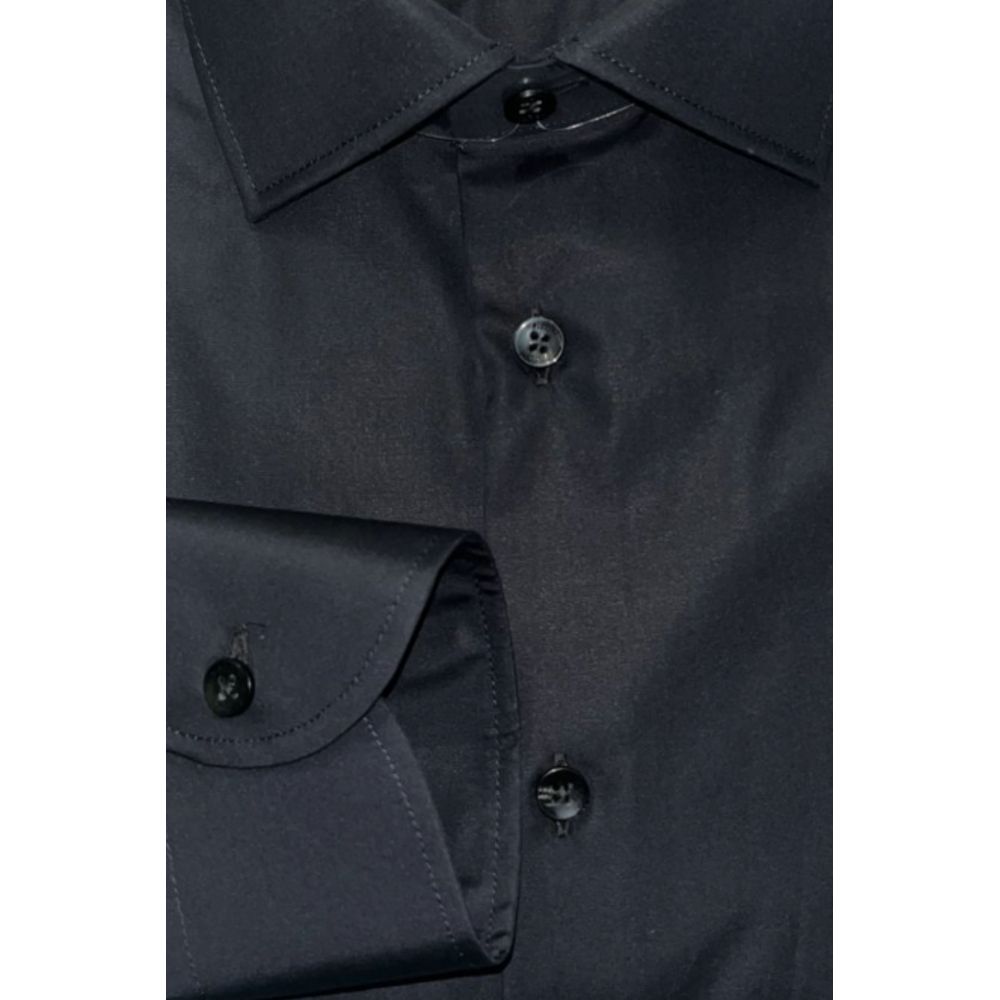 Men’s Baldinini Trend Black Cotton Men Shirt