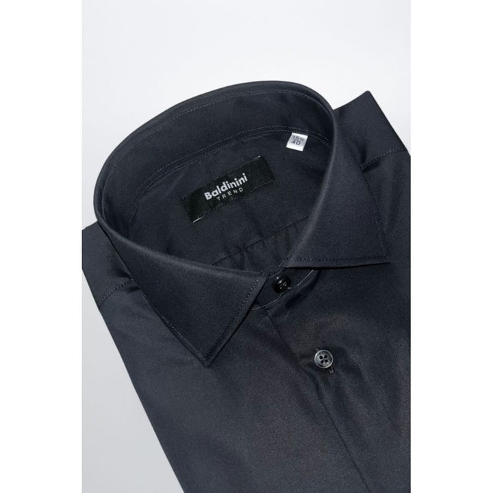 Men’s Baldinini Trend Black Cotton Men Shirt