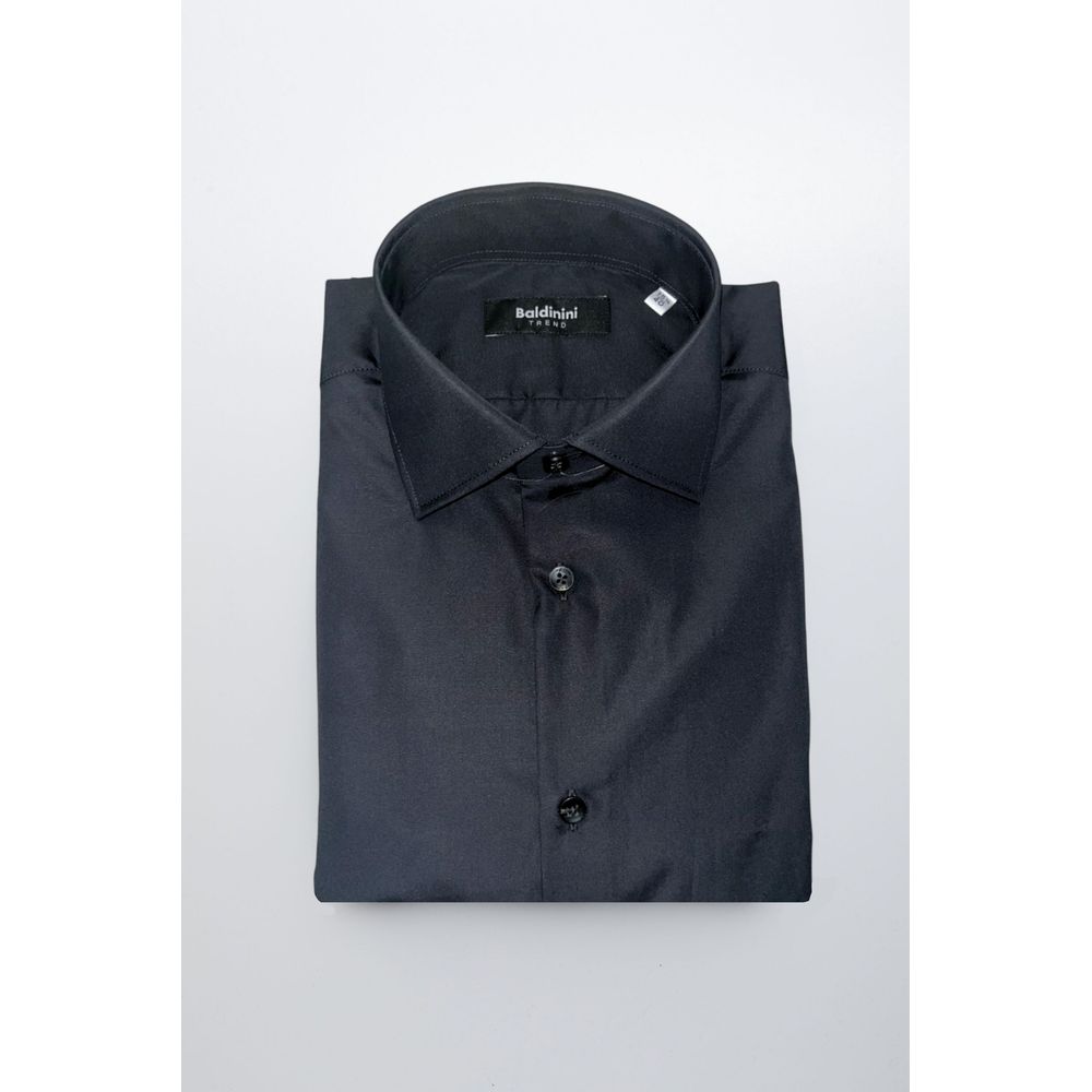 Men’s Baldinini Trend Black Cotton Men Shirt