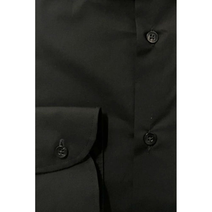 Men’s Baldinini Trend Black Cotton Shirt