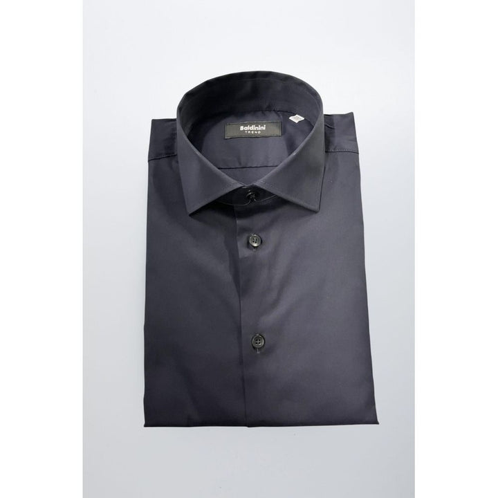 Men’s Baldinini Trend Black Cotton Shirt