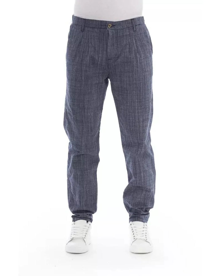 Men’s Baldinini Trend Blue Cotton Chino Pants