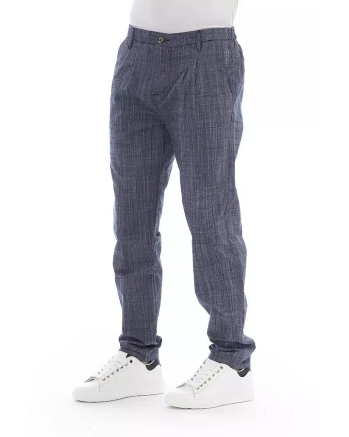 Men’s Baldinini Trend Blue Cotton Chino Pants