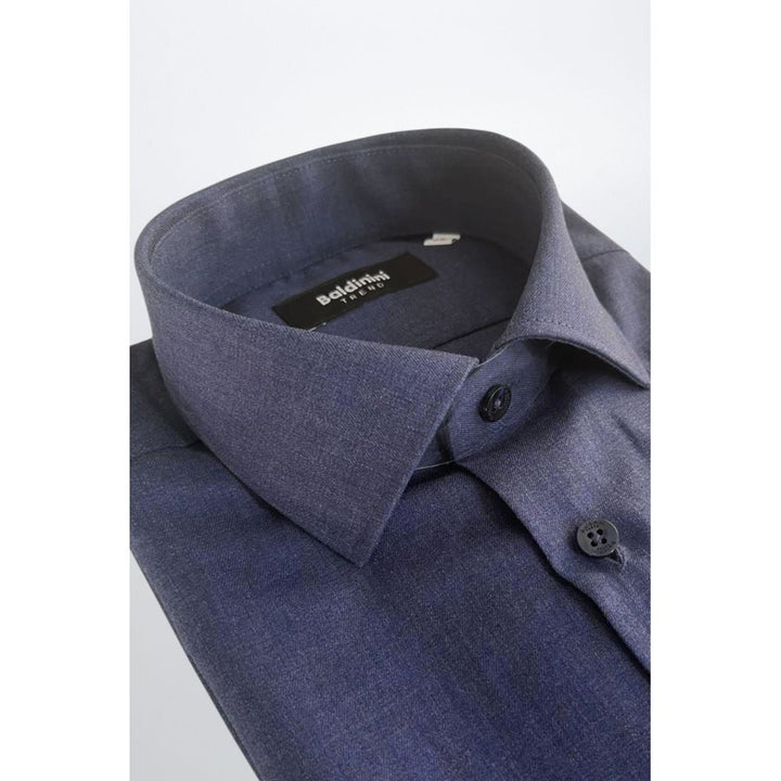 Men’s Baldinini Trend Blue Cotton Men Shirt