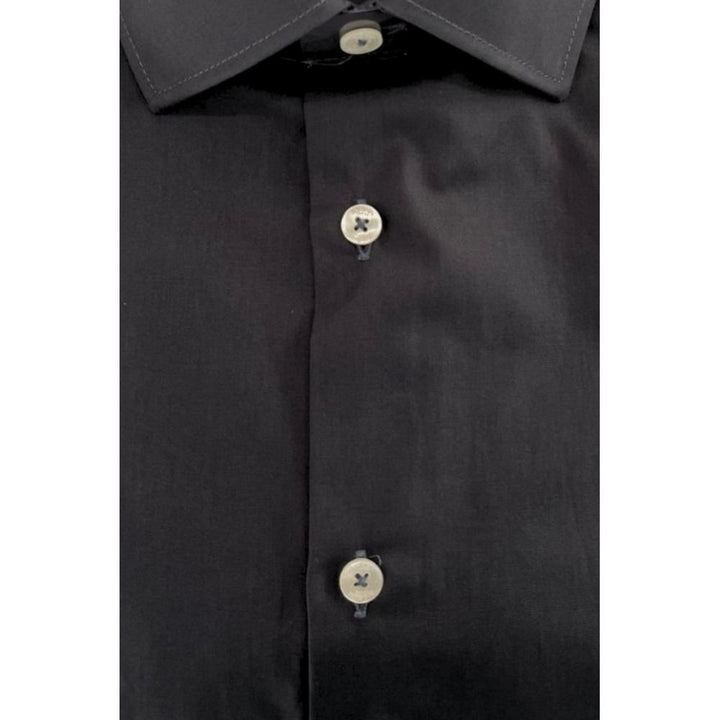 Men’s Baldinini Trend Gray Cotton Men Shirt