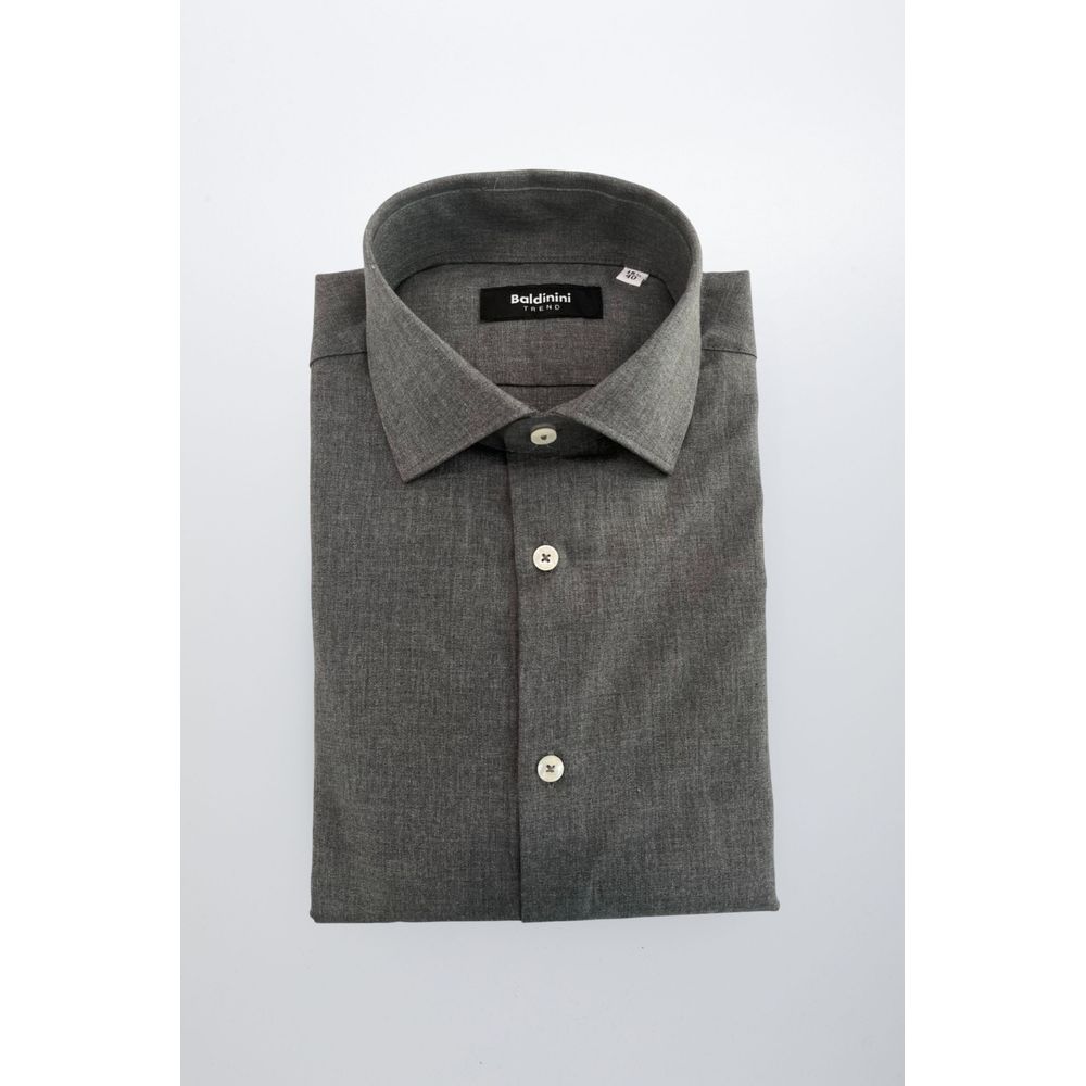 Men’s Baldinini Trend Gray Cotton Shirt