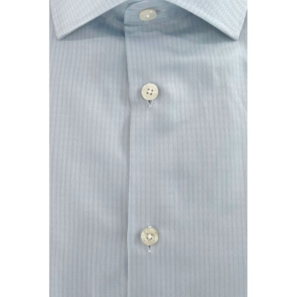 Men’s Baldinini Trend Light Blue Cotton Men Shirt