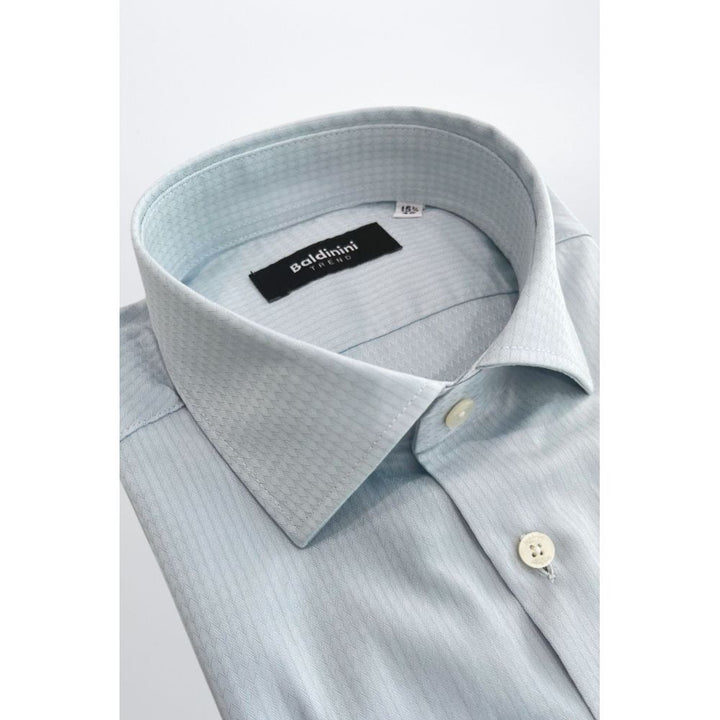 Men’s Baldinini Trend Light Blue Cotton Men Shirt