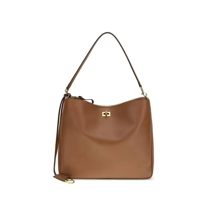 Men’s Balenciaga Beige Calf Leather Bos Taurus Shoulder Bag