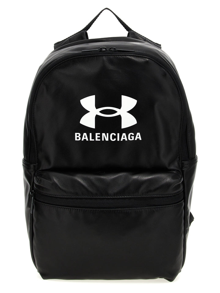 Men’s Balenciaga Bicolor Lamb Leather Backpack