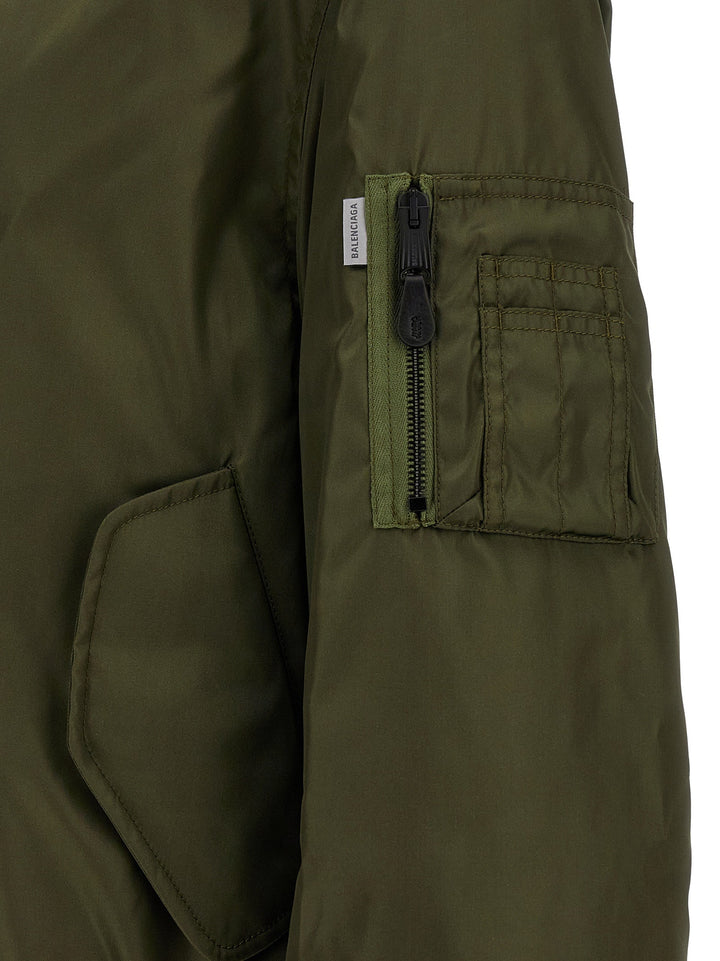 Men’s Balenciaga Bicolor Polyamide Bomber