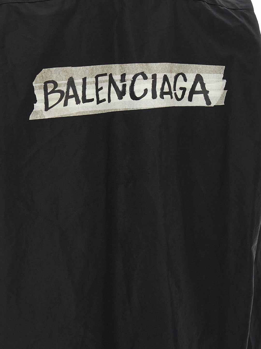 Balenciaga Black Cotton Blouse