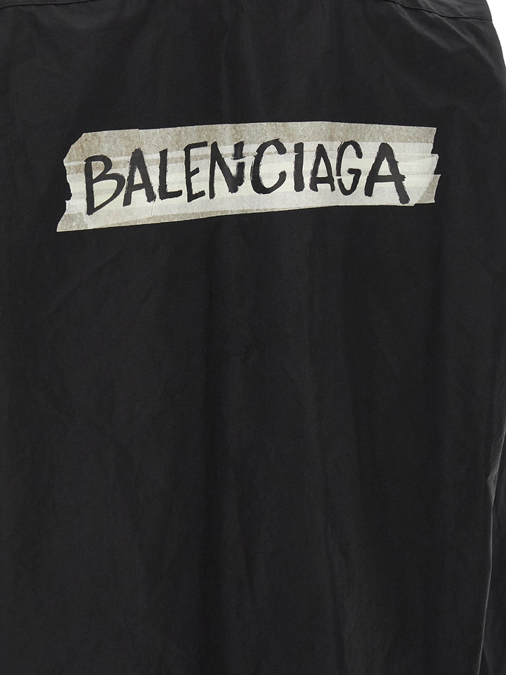 Balenciaga Black Cotton Blouse