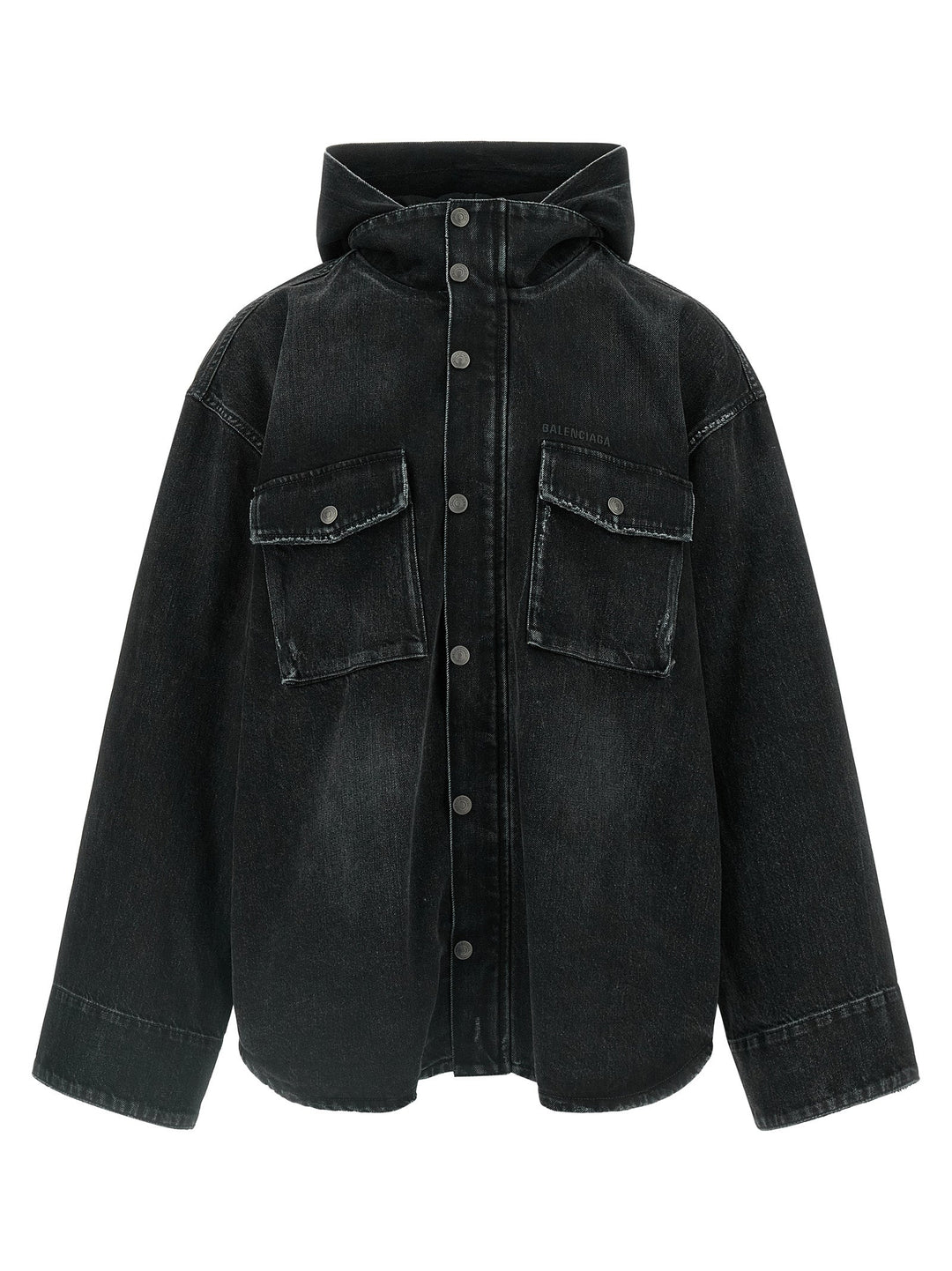 Men’s Balenciaga Black Cotton Denim Jacket