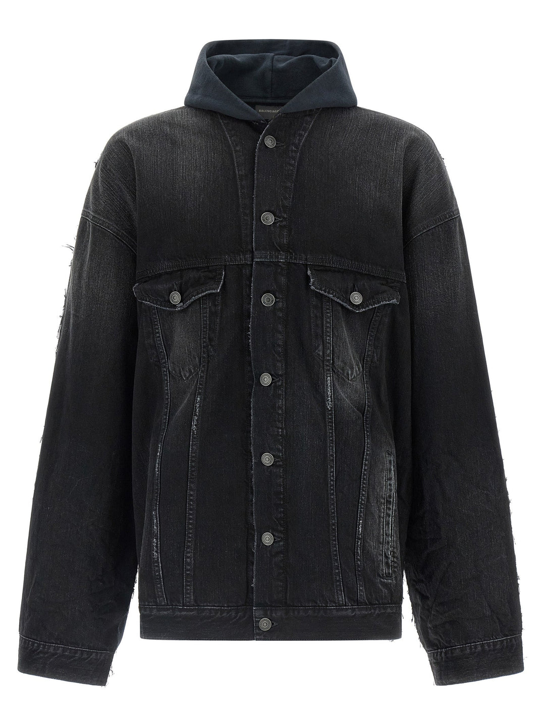 Men’s Balenciaga Black Cotton Denim Jacket