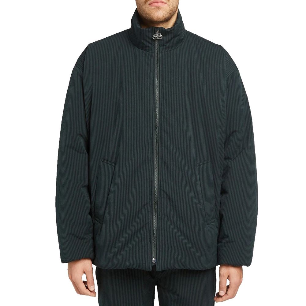 Men’s Balenciaga Black Cotton Full-length Jacket