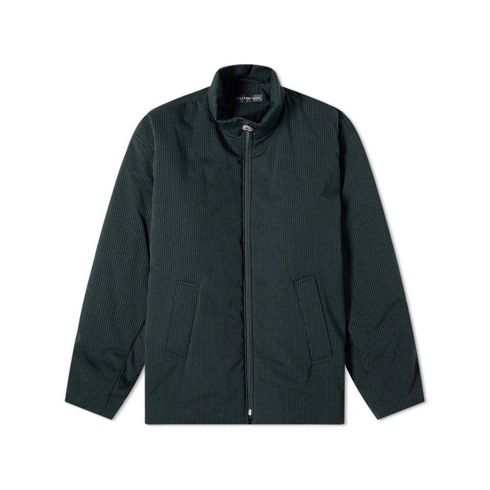 Men’s Balenciaga Black Cotton Full-length Jacket