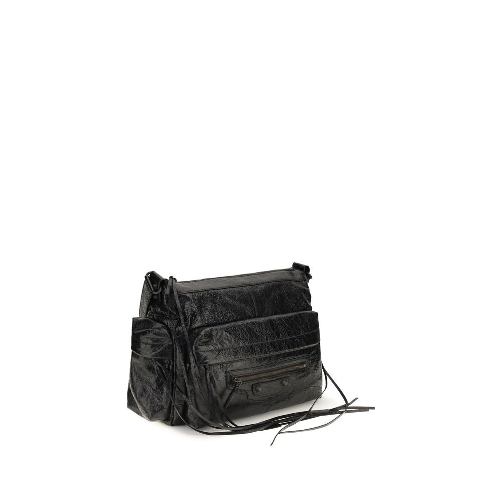 Men’s Balenciaga Black Lamb Ovis Aries Shoulder Bag