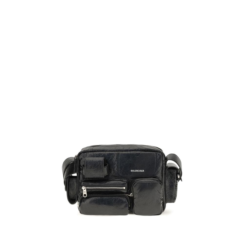 Men’s Balenciaga Black Lamb Ovis Aries Shoulder Bag