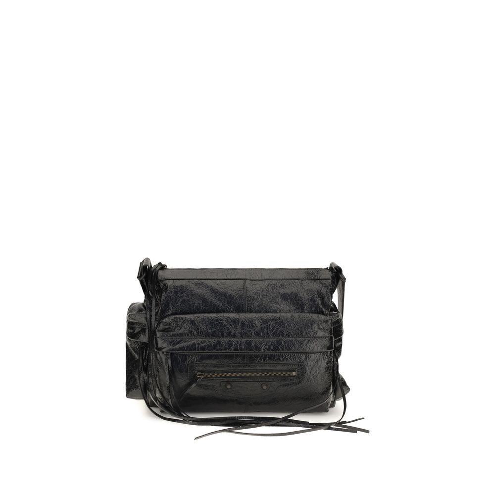 Men’s Balenciaga Black Lamb Ovis Aries Shoulder Bag
