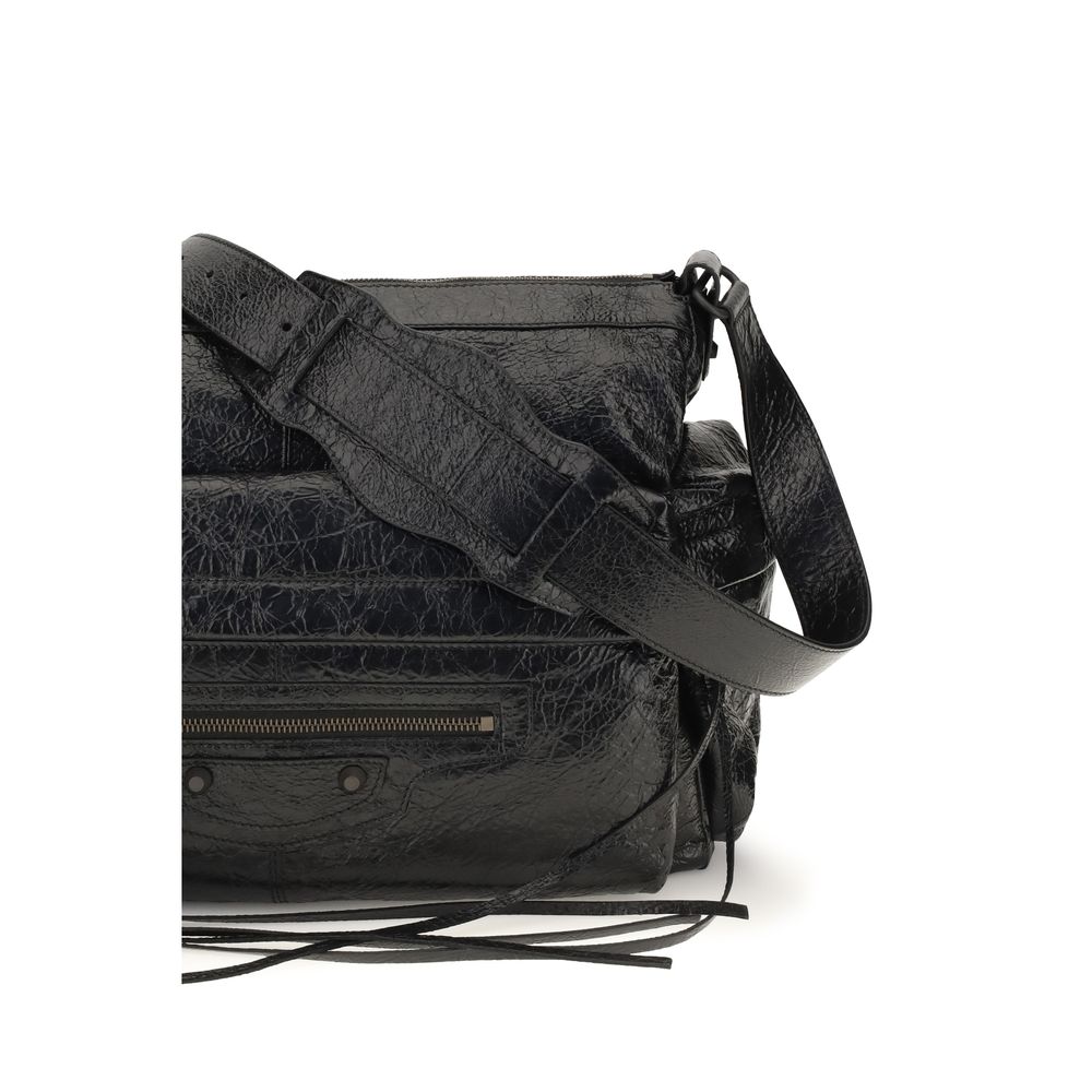 Men’s Balenciaga Black Lamb Ovis Aries Shoulder Bag
