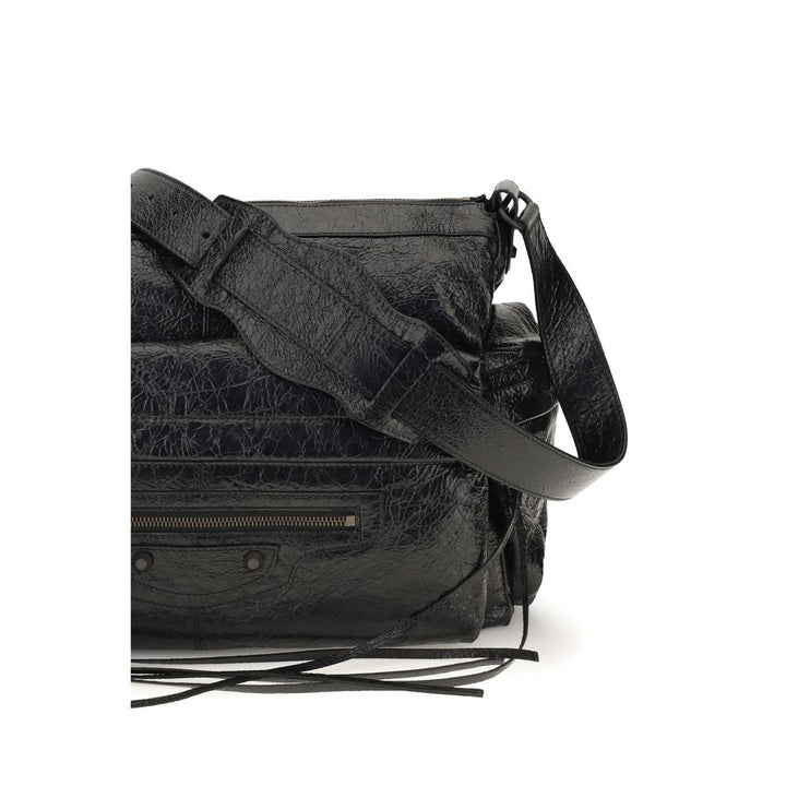 Men’s Balenciaga Black Lamb Ovis Aries Shoulder Bag