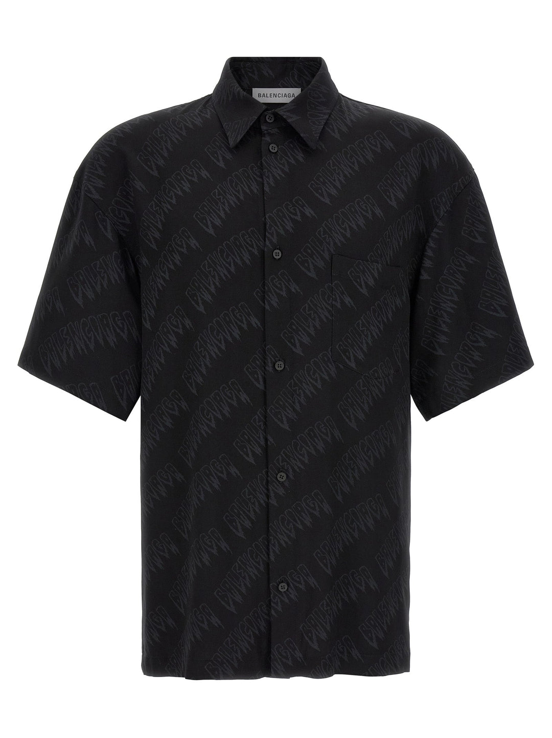 Balenciaga Black Viscose Blouse