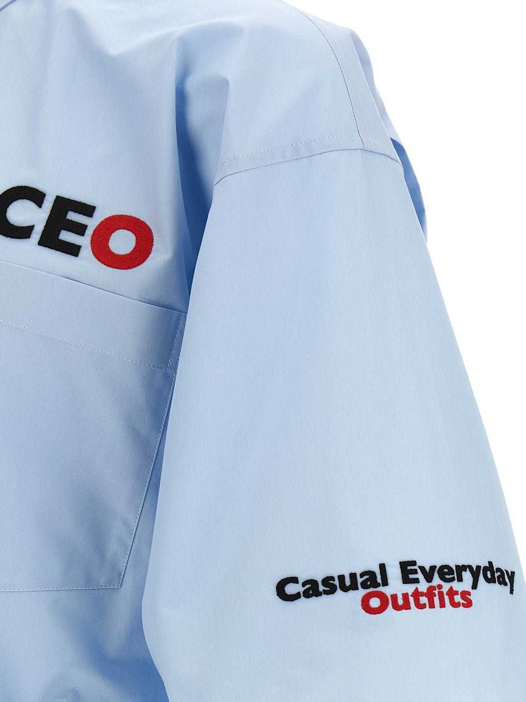 Balenciaga Blue Cotton Blouse