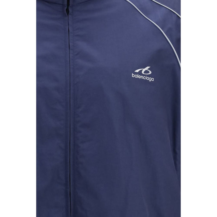 Men’s Balenciaga Blue Cotton Shell Jacket
